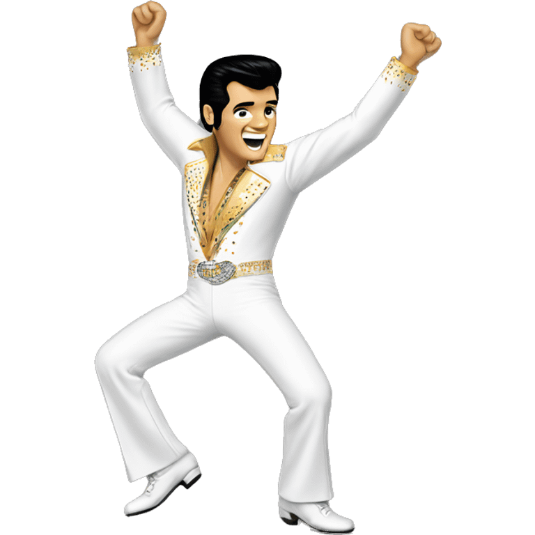 Elvis presley dancing emoji