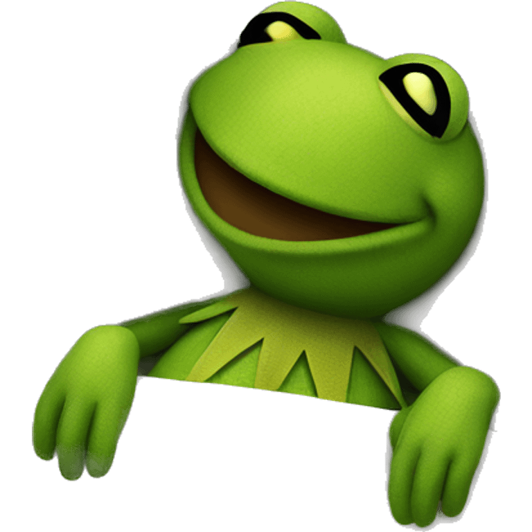 Kermit the frog sleeping emoji