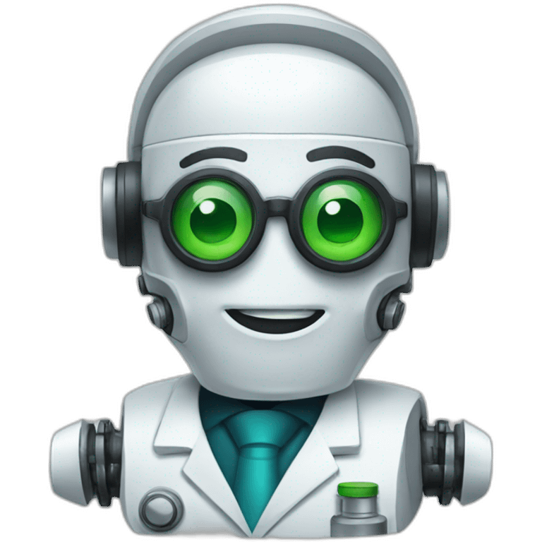 robot scientist emoji