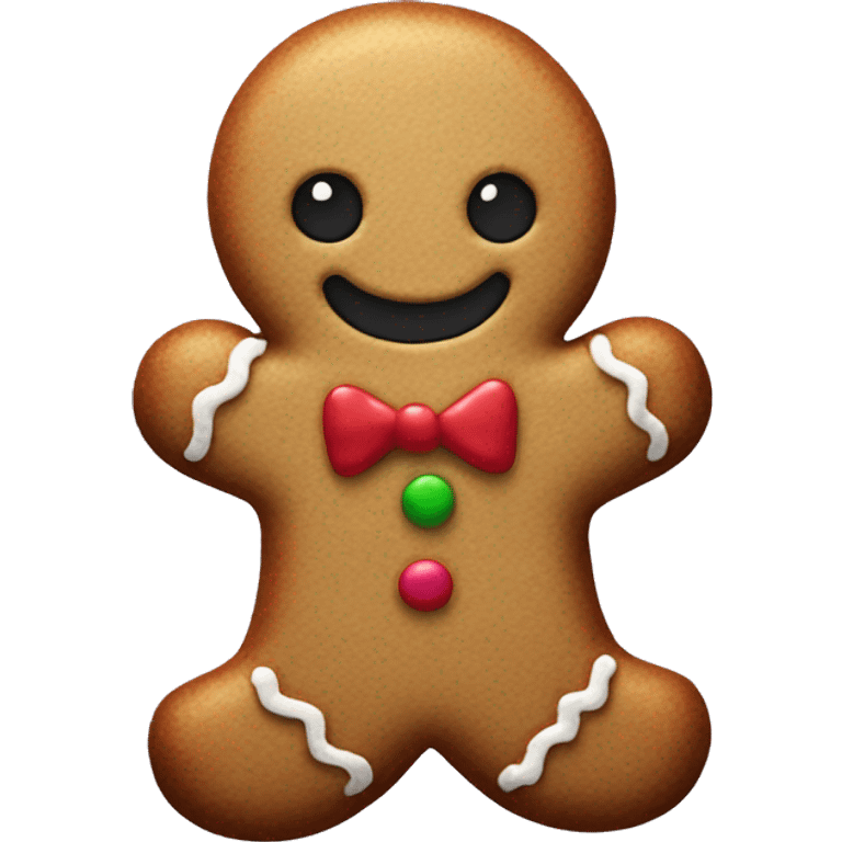 Aesthetic Gingerbread man emoji