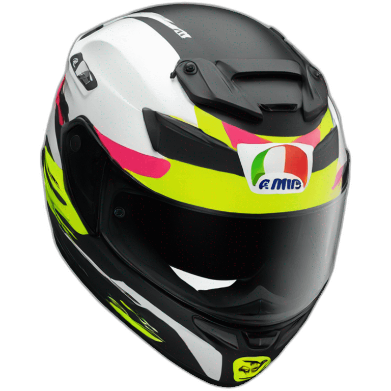 Casque moto gp emoji