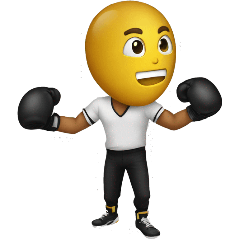 students in a boxing gloves emoji