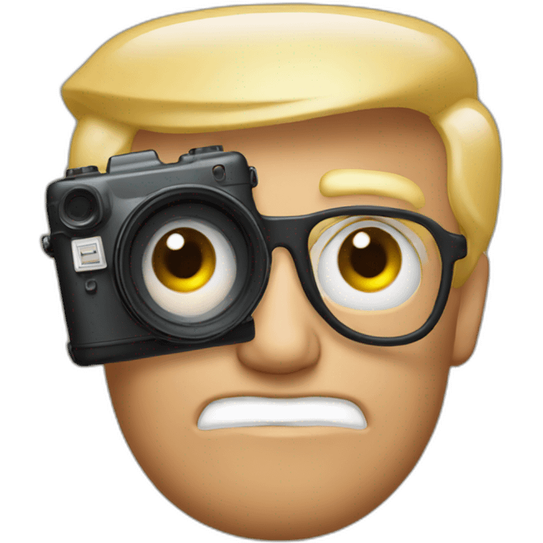 Donald Trump With Camera emoji