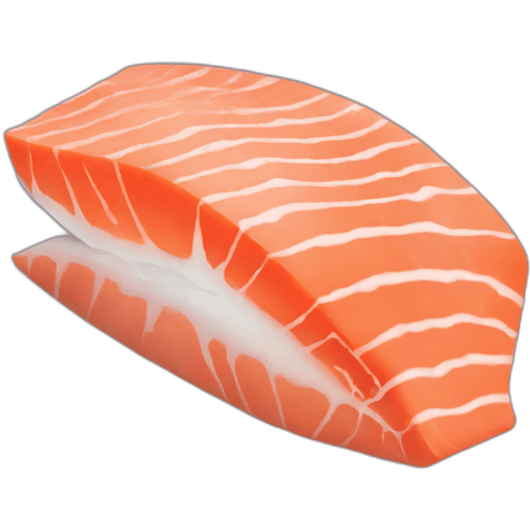 Piece of salmon emoji