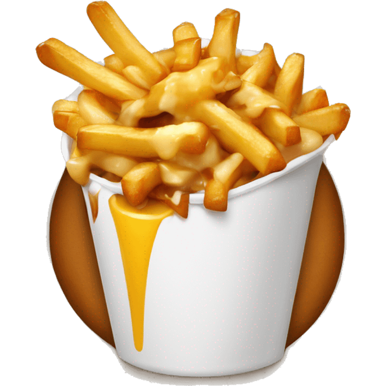 Poutine qui mange de la poutine  emoji