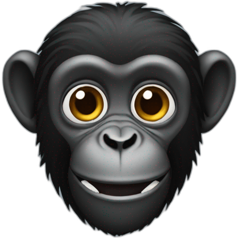 black monkey emoji