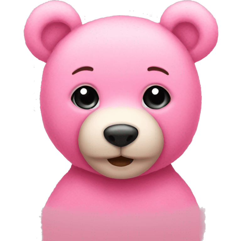 pink teddy bear emoji