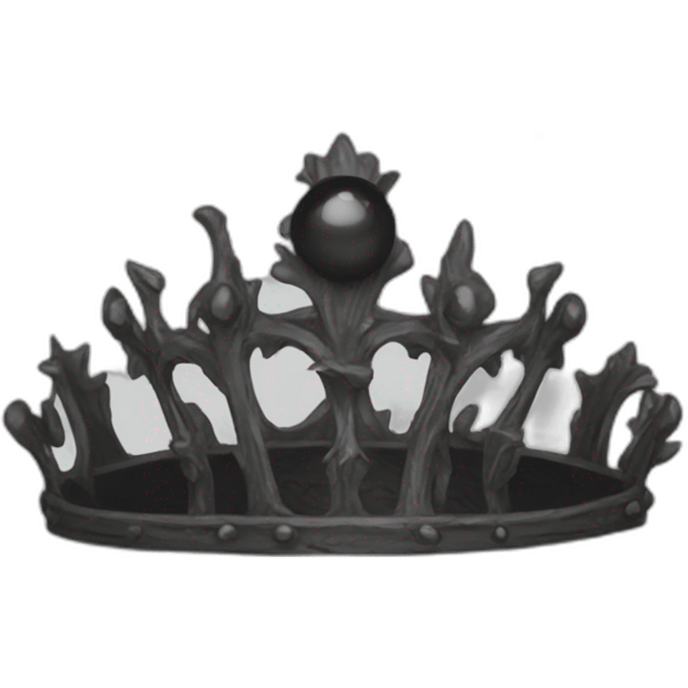 Gothic crown emoji