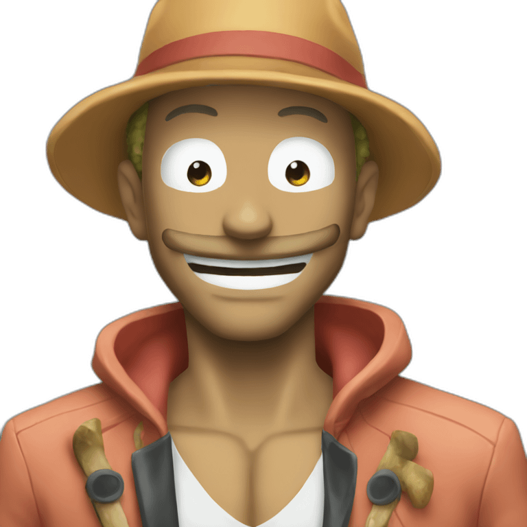 Brook one piece emoji