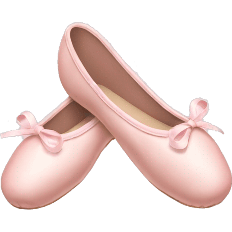 Pale pink ballet shoes emoji