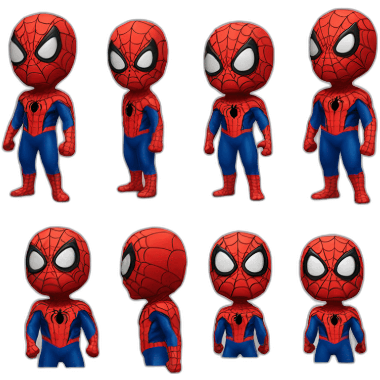 cute spiderman emoji