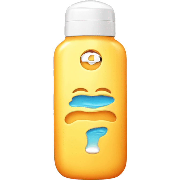 sunscreen bottle emoji