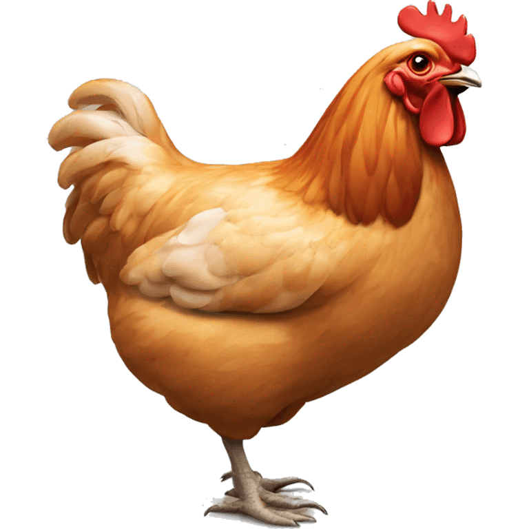 Un butteur au poulet  emoji