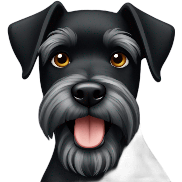 Black Schnauzer emoji