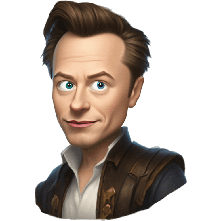 Warcraft Gem collecting Elon Musk in Uncle Scrooge style, oil paint, mysterious eyes, intricate lips, masterpiece pose, odd perspective, beautiful, desirable, logical emoji