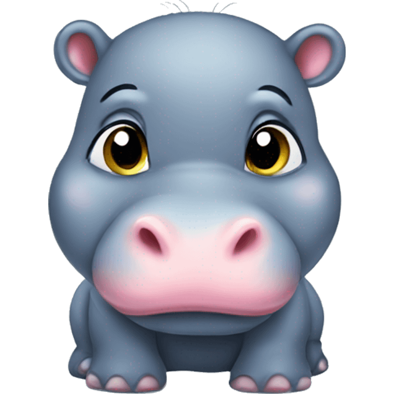 Baby hippo emoji