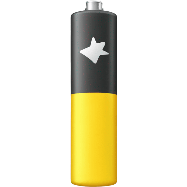 Neutral yellow battery emoji