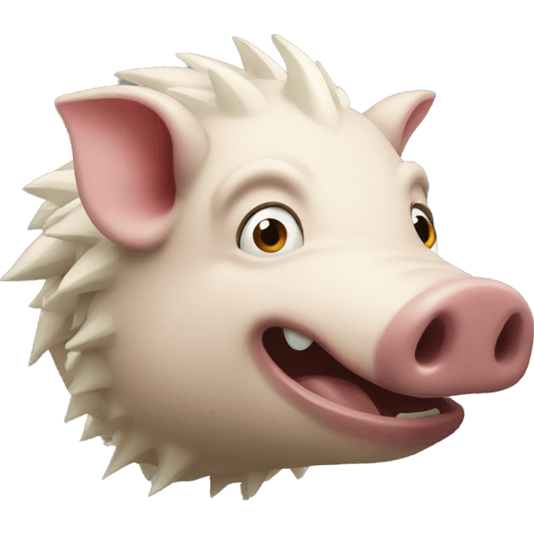 Amazed hog head emoji