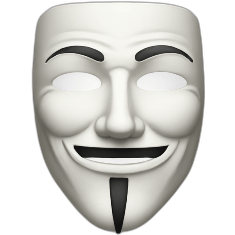 anonymous mask emoji