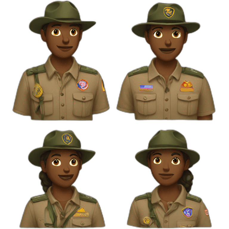 Scouting group emoji