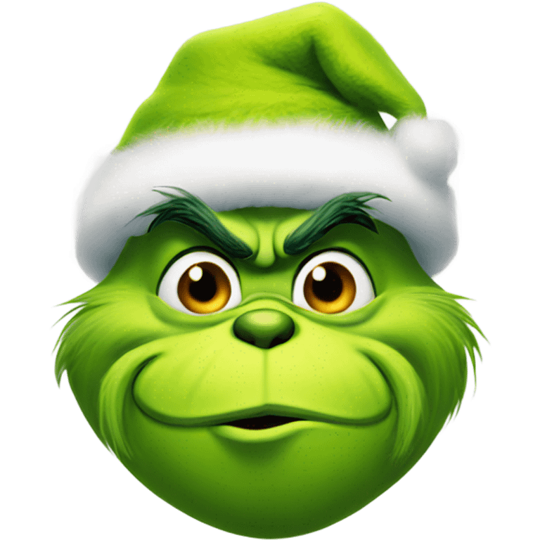 Grinch kisses emoji