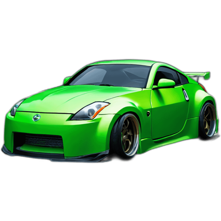 350z drift tuning green emoji