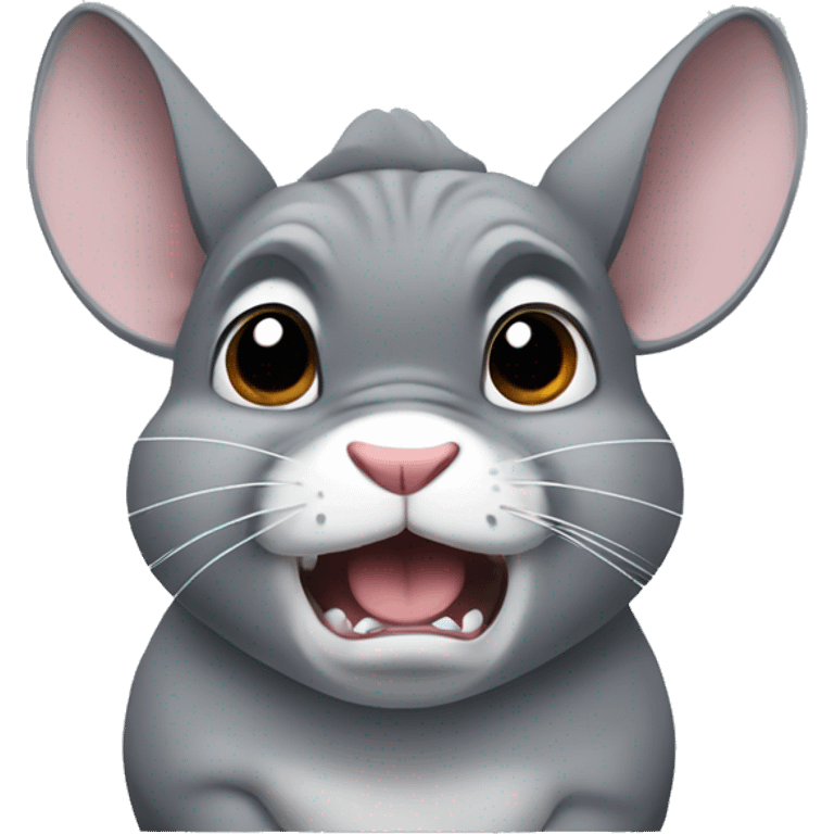 Angry chinchilla emoji