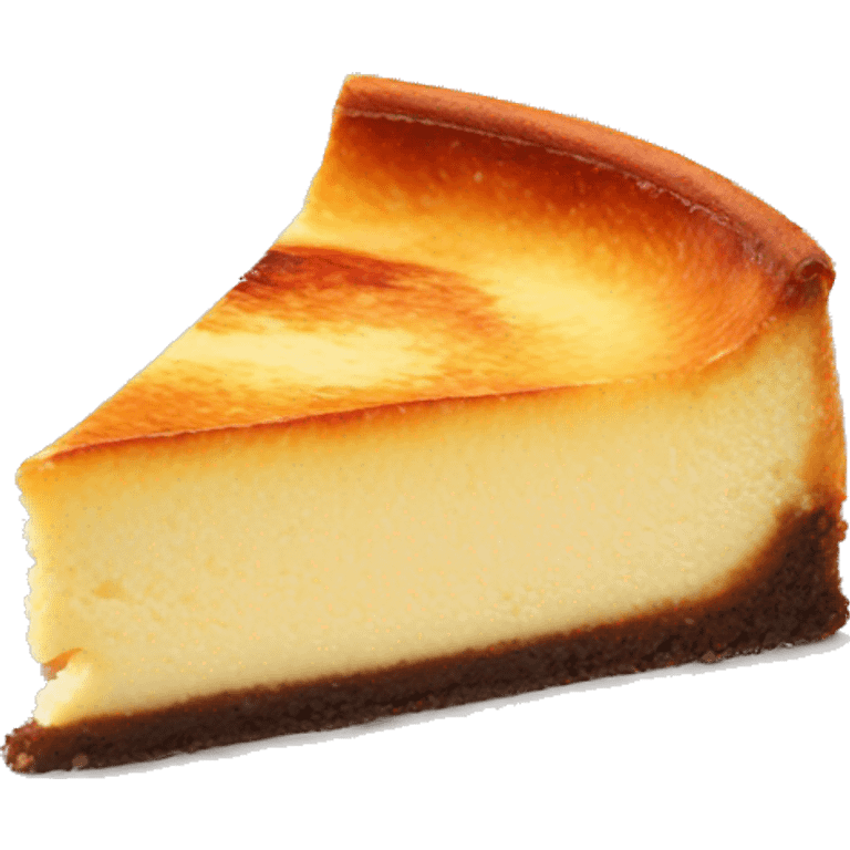 burnt basque cheesecake emoji