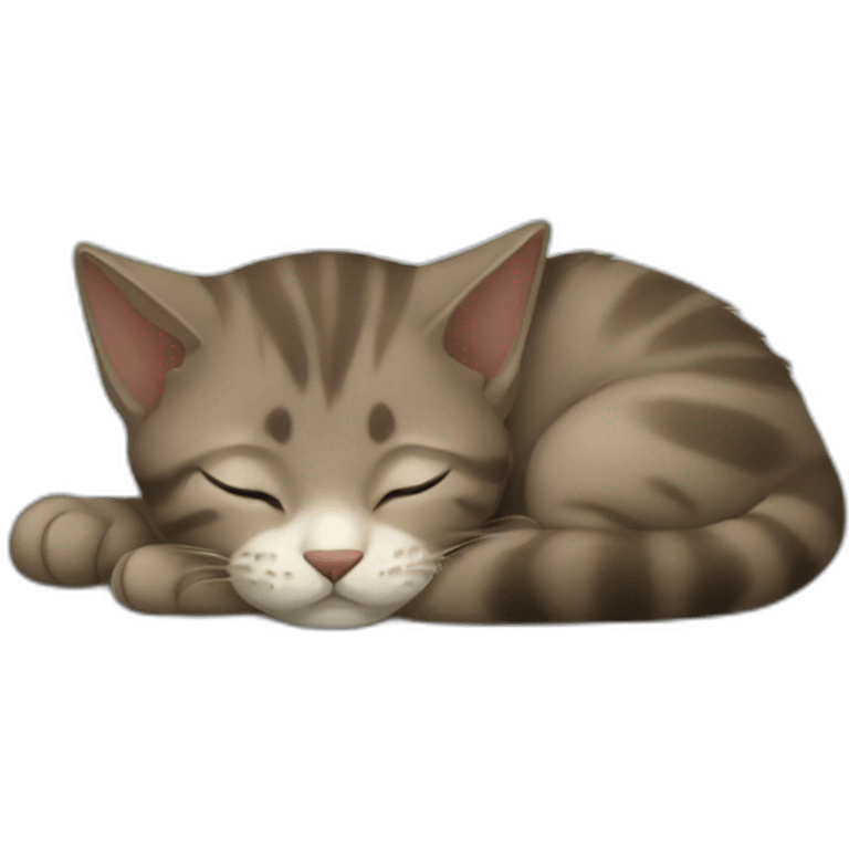 sleep-kitten emoji