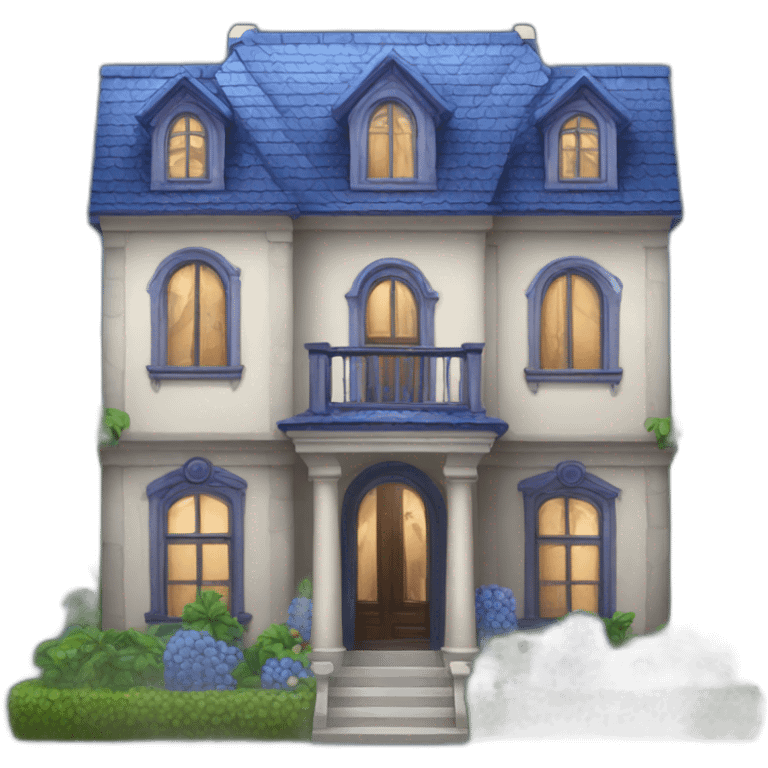 blueberry luxury house emoji