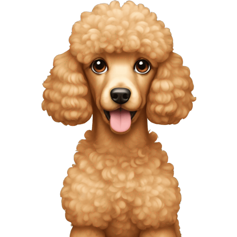 apricot poodle emoji