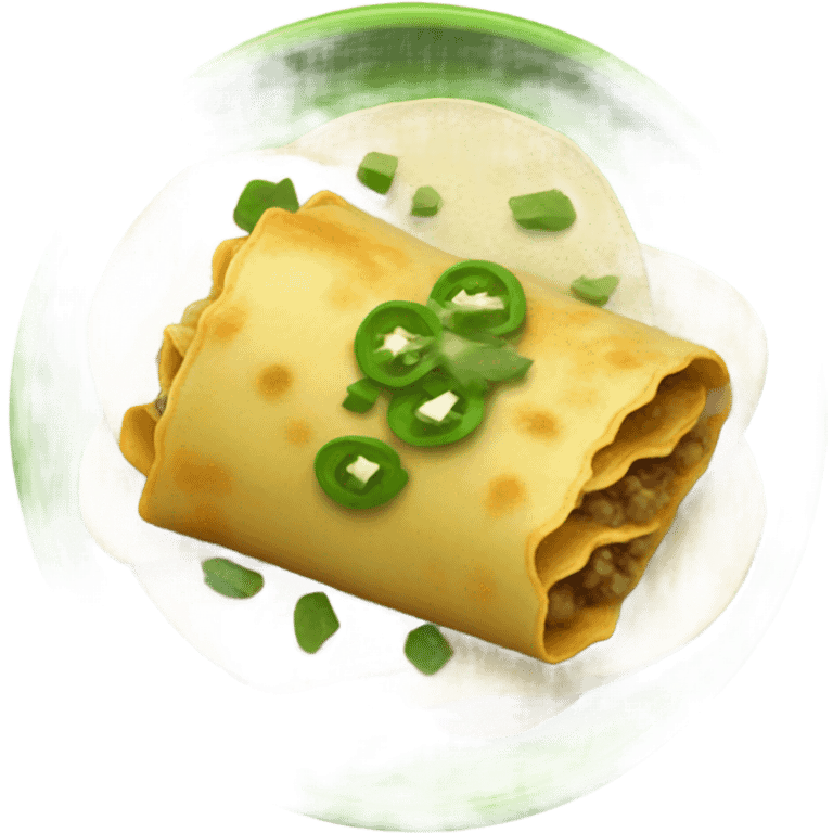 green enchiladas  emoji