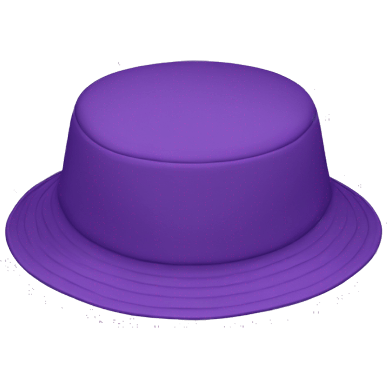 purple bucket hat emoji