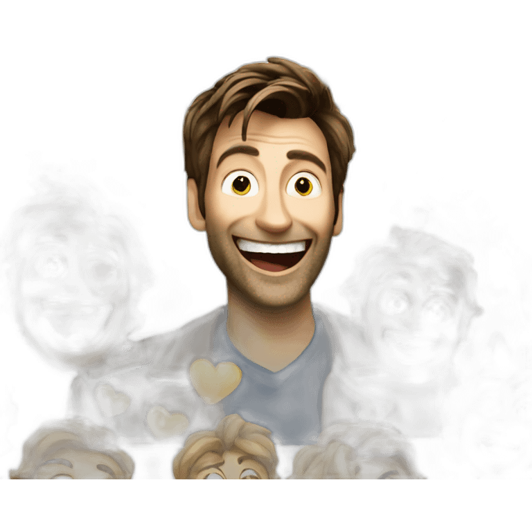 David Tennant laughing emoji