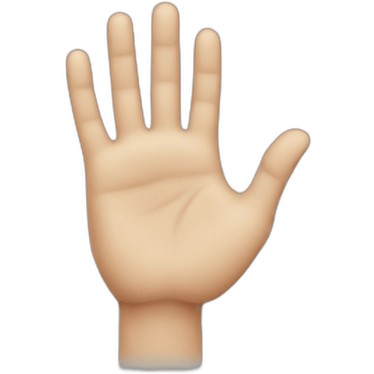 hand in fase emoji