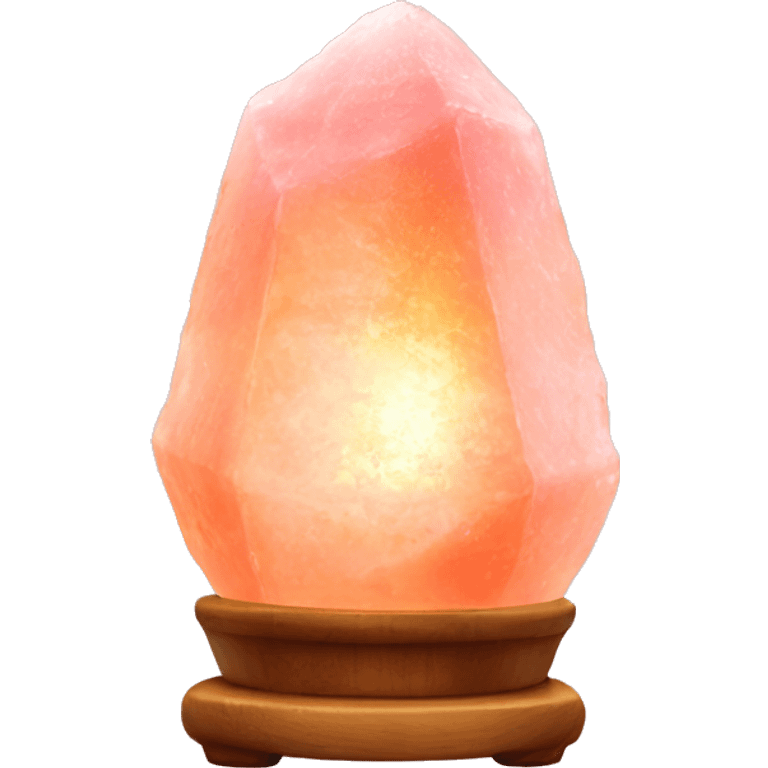 Pink Himalayan salt lamp less pink emoji