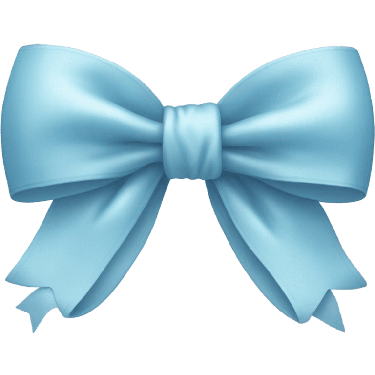 Light blue bow emoji