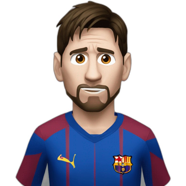 Lionel Messi as a Robber emoji