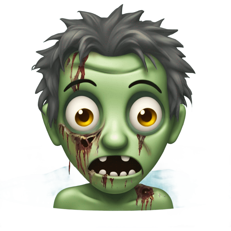 Zombie in bath emoji