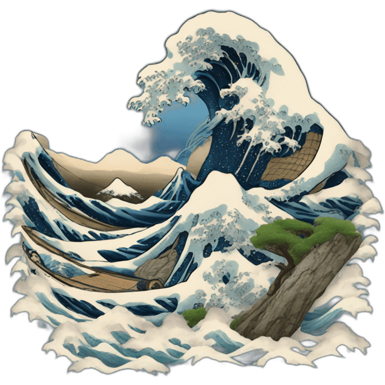 hokusai emoji