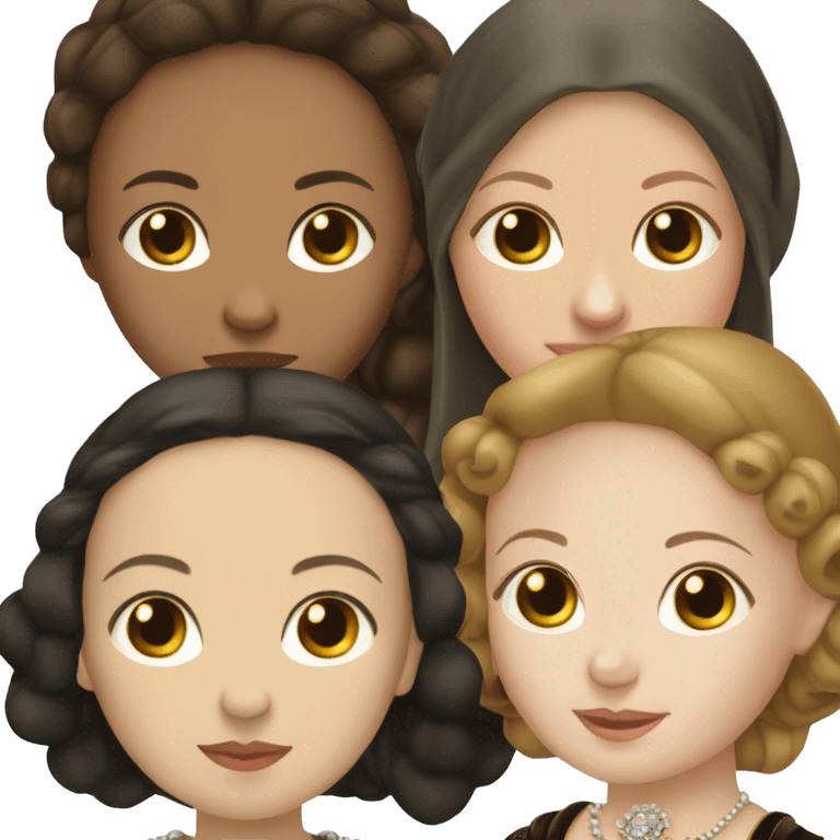 if anne boleyn and catherine of aragon had a baby emoji