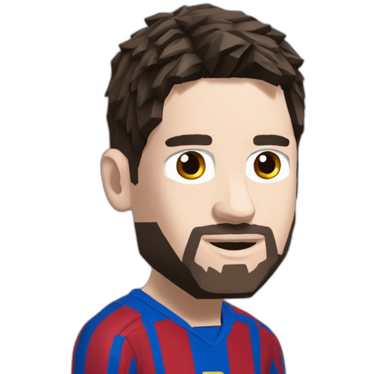 messi-isometric-pixel emoji