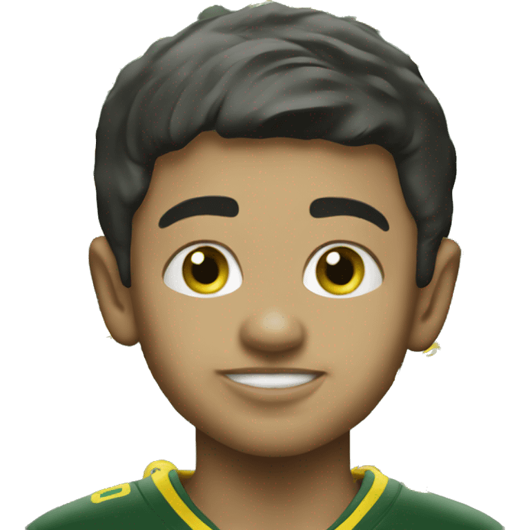 Young Oregon Ducks Fan emoji