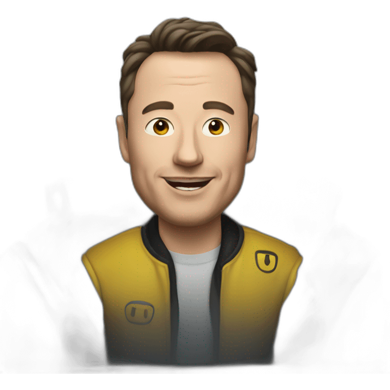 musk in taxi emoji