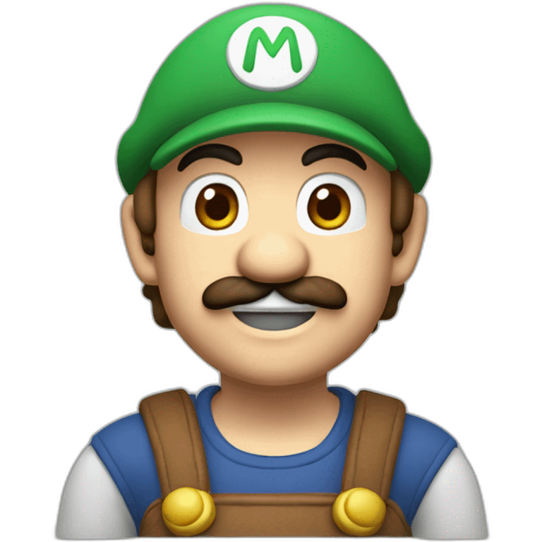 Memoji of Mario (the famous nintendo mascot) emoji