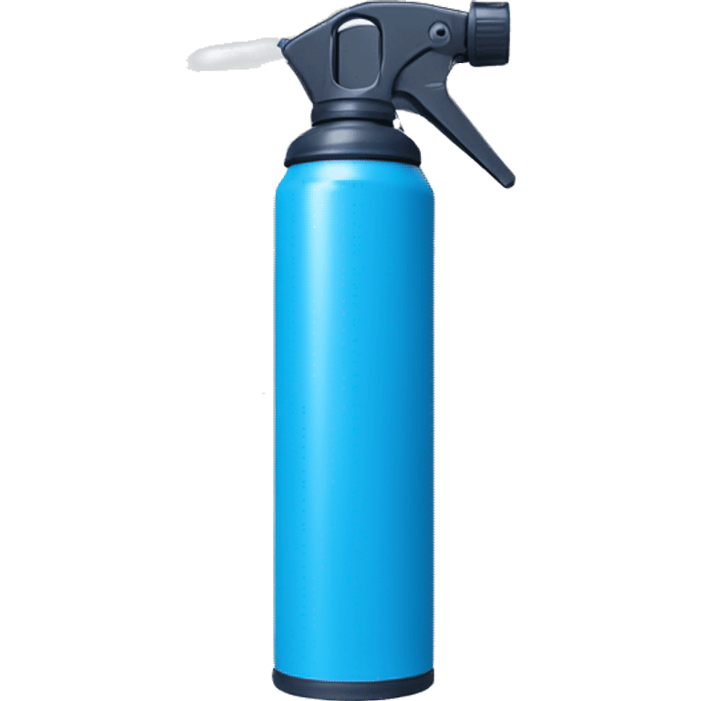 spray can, color blue, regular small spray nozzle emoji