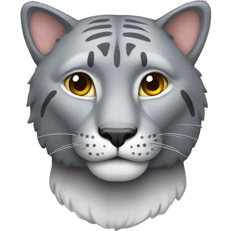 Grey big cat  emoji