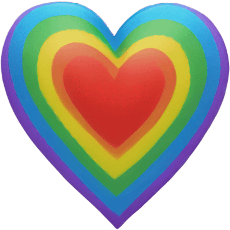 rainbow heart  emoji