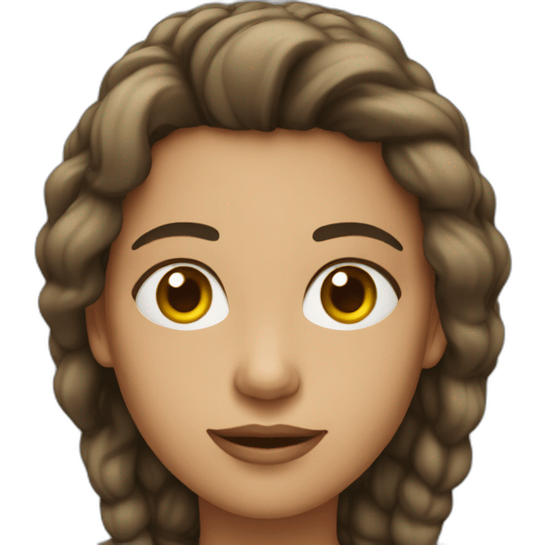 Mulher branca emoji