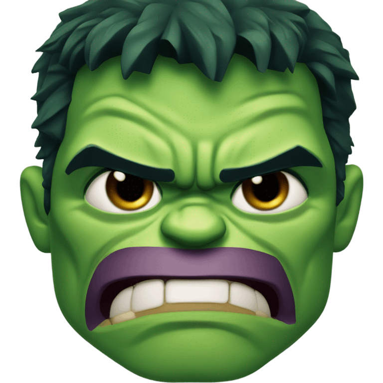 Hulk head  emoji